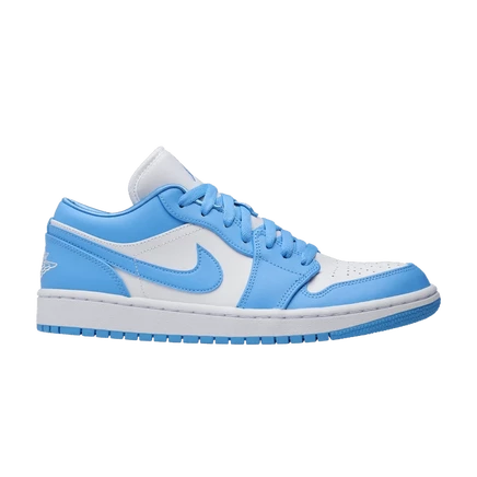 Женские кроссовки Air Jordan 1 Low «UNC», голубые