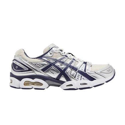 Кроссовки Asics Gel Nimbus 9 «Oatmeal Indigo Fog», серебристые