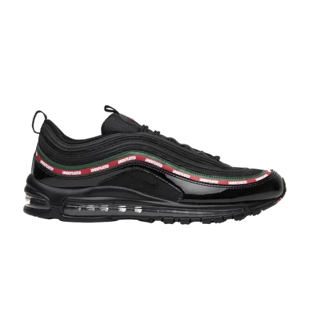 Мужские кроссовки nike air max 97 og undefeated, черные