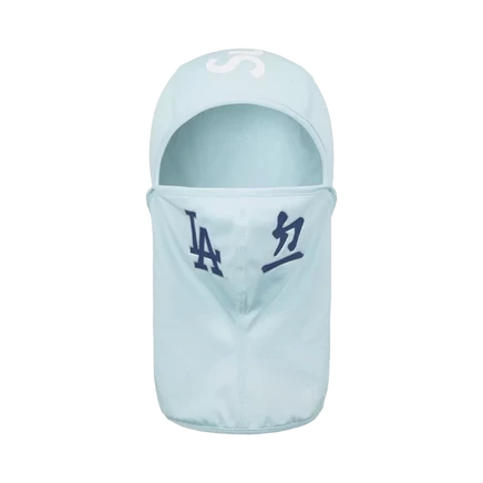 Унисекс балаклава Supreme Kanji Dodgers, бледно-голубая