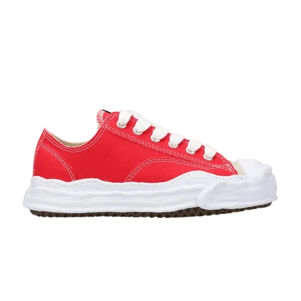 Кеды Maison Mihara Yasuhiro Hank OG Sole Canvas Low, красные