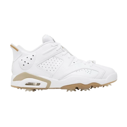 Мужские кроссовки Air Jordan 6 Retro Low Golf, белые