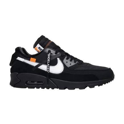 Кроссовки Nike x Off-White Air Max 90 «Black», черные