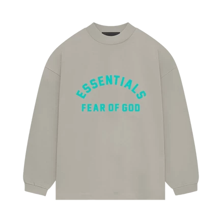 Унисекс лонгслив Fear Of God Essentials Heavy Jersey, серый