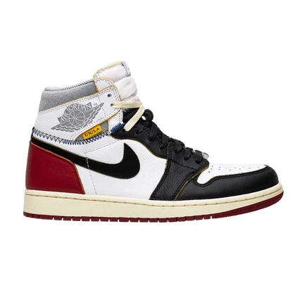Кроссовки Air Jordan x Union 1 NRG «Black Toe», черные
