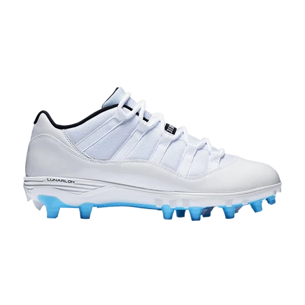 Бутсы Air Jordan 11 Retro Low Columbia, голубые