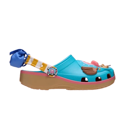 Кроксы Crocs Classic Clog One Piece Tony Tony Chopper, синие