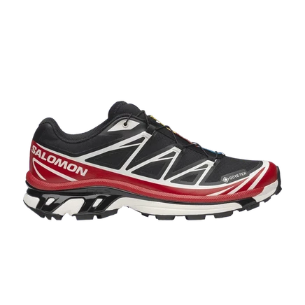 Кроссовки Salomon XT-6 GORE-TEX, черные с красным