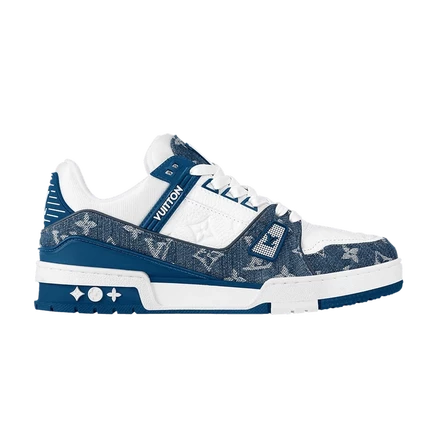 Женские кроссовки Louis Vuitton Trainer, голубые