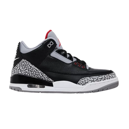 Кроссовки Air Jordan 3 Retro OG «Black Cement», черные