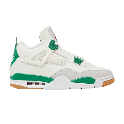 Мужские кроссовки Nike SB x Air Jordan 4, темно-зеленые