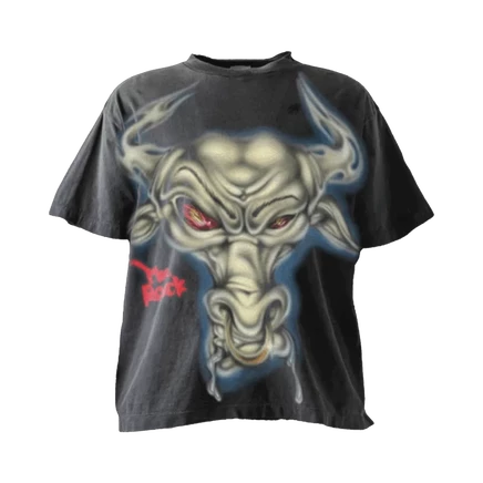 Футболка Hellstar x WWE Brahma Bull, черная