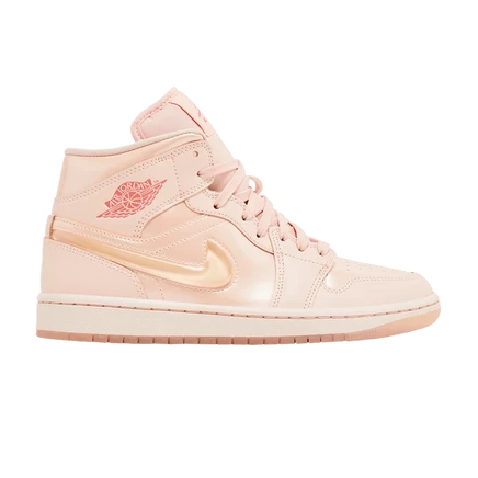 Женские кроссовки Air Jordan 1 Mid, розовые