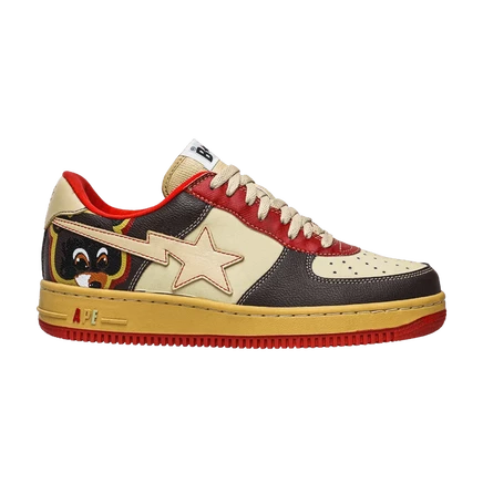 Кроссовки Bape FS-001 Low Kanye West «College Dropout», коричневые