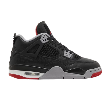 Детские кроссовки Air Jordan 4 GS Bred Reimagined, черные