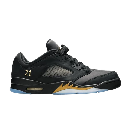 Унисекс кроссовки Air Jordan 5 Retro Low Wings, черные