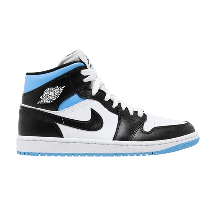 Женские кроссовки Air Jordan 1 Mid University Blue, синие