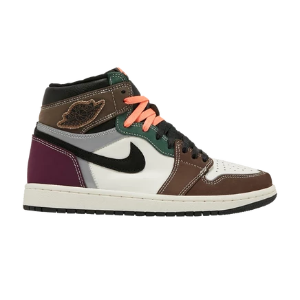 Кроссовки Air Jordan 1 High OG «Hand Crafted», разноцветные