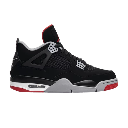 Мужские кроссовки Air Jordan 4 Retro OG Bred, черные