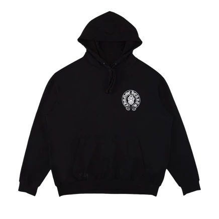 Худи Chrome Hearts American Flag Horseshoe, черная