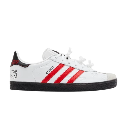 Детские кроссовки adidas Gazelle J Hello Kitty, белые