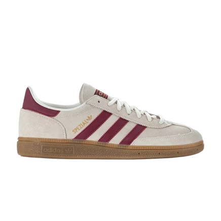 Кроссовки Adidas Handball Spezial, кремово-бордовые