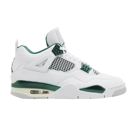 Мужские кроссовки Air Jordan 4 Retro «Oxidized Green», белые