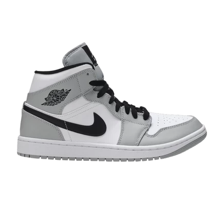 Кроссовки Air Jordan 1 Mid Smoke Grey, серые