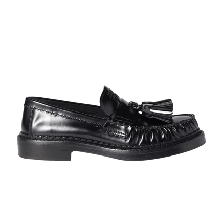 Женские лоферы Miu Miu Tassel Loafer, черные