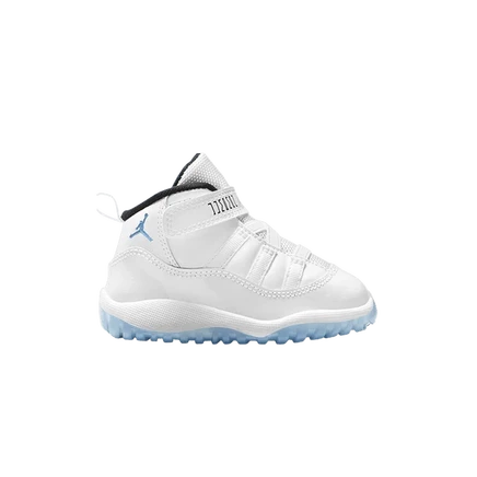 Детские кроссовки Air Jordan 11 Retro «Legend Blue» 2014, белые