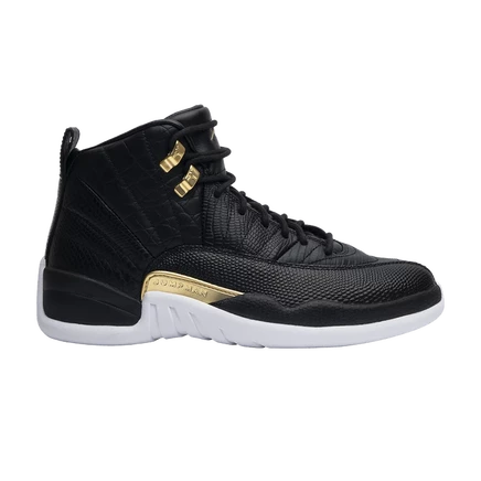 Женские кроссовки Air Jordan 12 Retro Reptile, чёрные