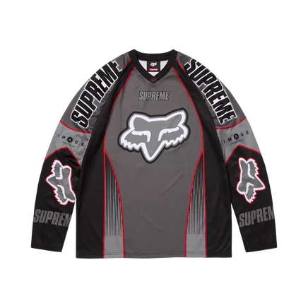Джерси Supreme x Fox Racing DMX, черное