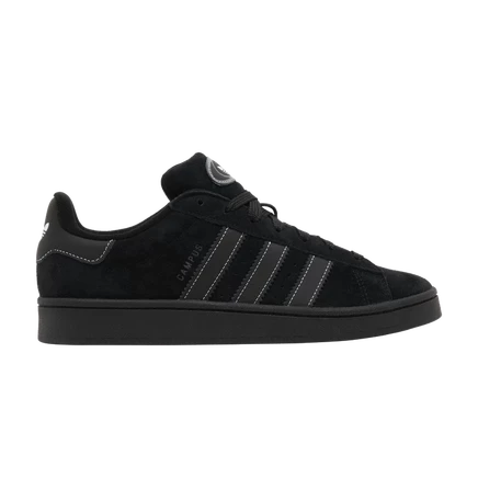 Кроссовки Adidas Campus 00s с контрастной прострочкой, черные