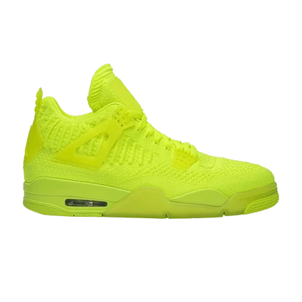 Кроссовки Air Jordan 4 Flyknit Retro Volt, желтые