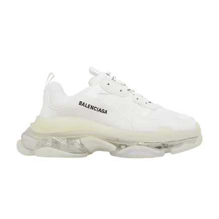 Кроссовки Balenciaga Triple S Clear Sole, белые