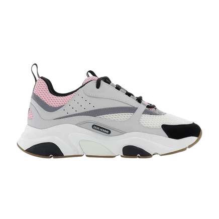 Кроссовки Dior B22 «Grey Pale Pink», белые