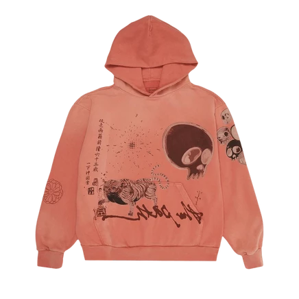 Худи Cactus Jack x Takashi Murakami The Path, оранжевая