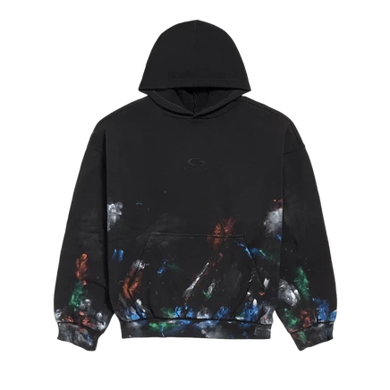 Мужское худи Balenciaga Medium Fit, черное
