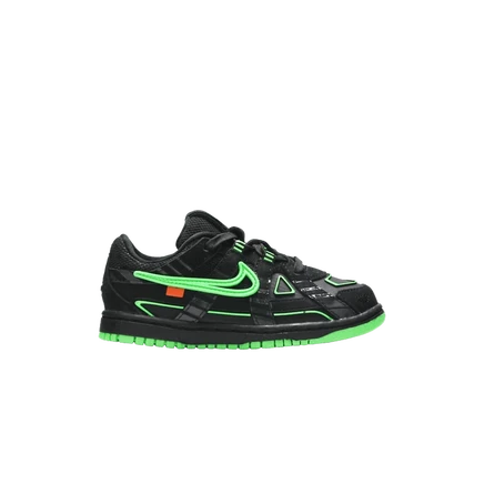 Детские кроссовки Off-White x Nike Rubber Dunk TD, зеленые
