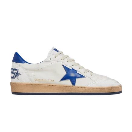 Кроссовки Golden Goose Ball Star, бело-голубые