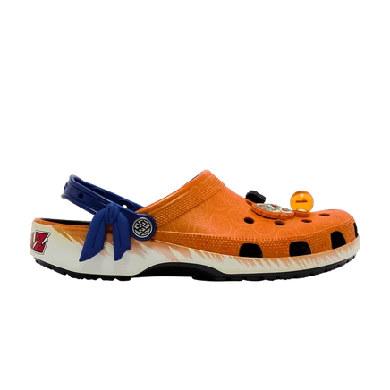 Мужские кроксы Crocs Classic Clog «Son Goku» Dragon Ball Z, оранжевые
