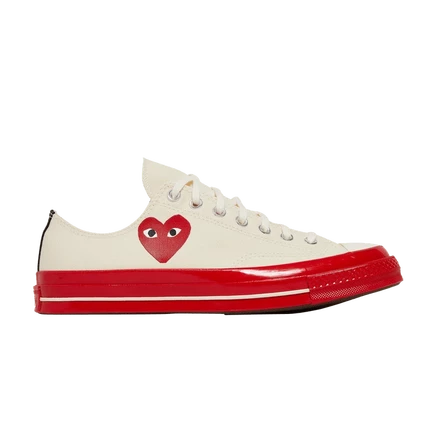 Кеды Converse Chuck 70 Low Comme des Garçons Play, кремовые