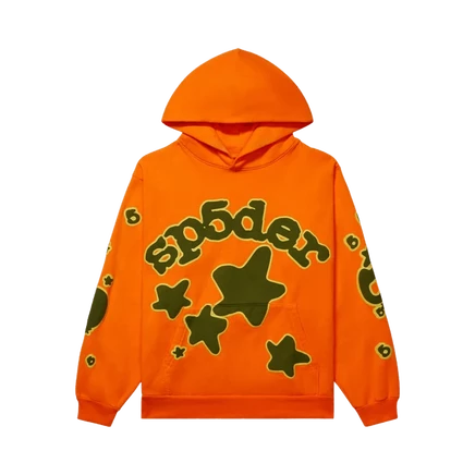 Худи Sp5der Beluga, оранжевая