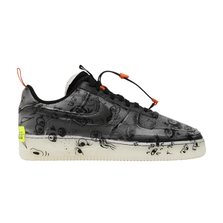Кроссовки Nike Air Force 1 Experimental Halloween, оранжевые