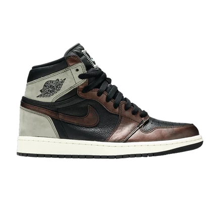 Кроссовки Air Jordan 1 Retro High OG «Patina», черные