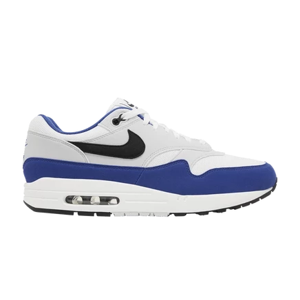 Кроссовки Nike Air Max 1 Deep Royal Blue, белые