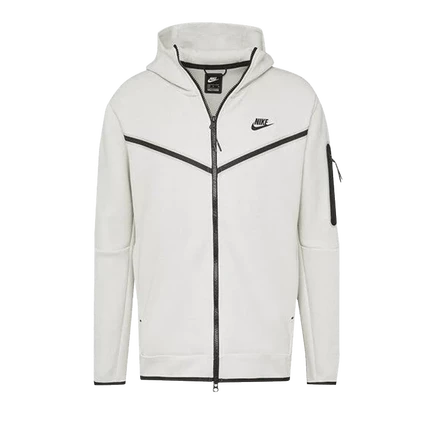 Унисекс худи Nike Tech Fleece Full-Zip, кремовое