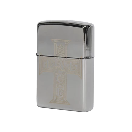 Мужская зажигалка Palace Cross Zippo, серебристая