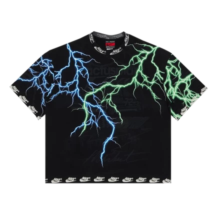 Унисекс футболка Nike Lightning, черная