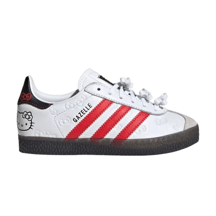 Кроссовки Adidas Gazelle C Hello Kitty к 50-летию, белые